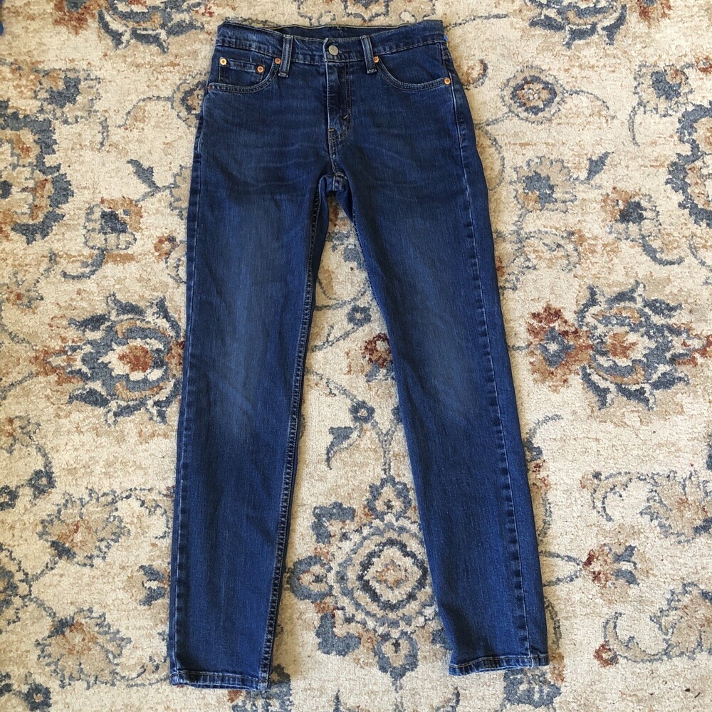 Levi’s 511 Slim Mens 30x32 Blue Jeans Classic 5 Pocket Straight Dark Wash EUC